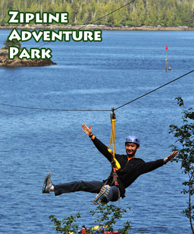 Ketchikan Alaska Zipline Adventure Park